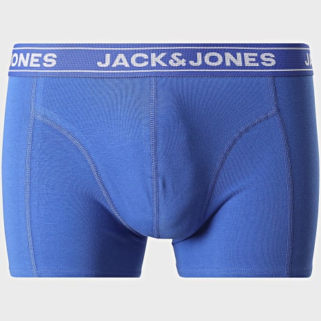 Jack And Jones - Lot De 5 Boxers Kingstone Skull Bleu Roi Bleu Marine Gris Chiné