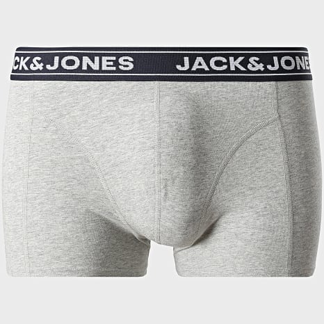 Jack And Jones - Lot De 5 Boxers Kingstone Skull Bleu Roi Bleu Marine Gris Chiné