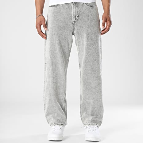 JJ Rebel - Vaquero Loose Phil Craft Gris Antracita Desteñido