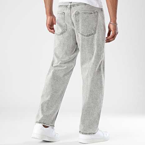 JJ Rebel - Vaquero Loose Phil Craft Gris Antracita Desteñido