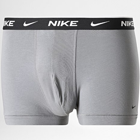 Nike - Lot De 5 Boxers KE1295 Noir Gris Blanc
