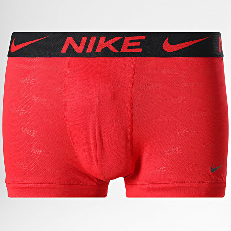 Nike - Lot De 3 Boxers KE1224 Rouge Bordeaux