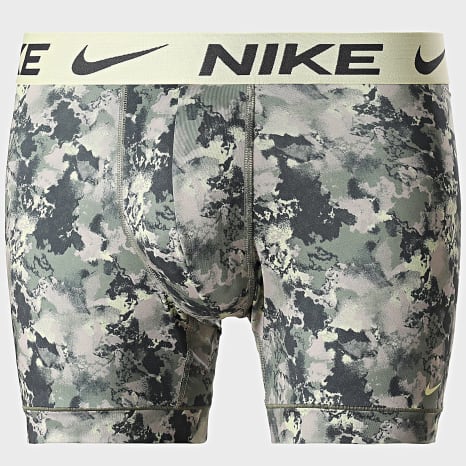 Nike - Pack de 3 Boxers Dri-Fit Essential Micro KE1157 Negro Amarillo Verde Caqui