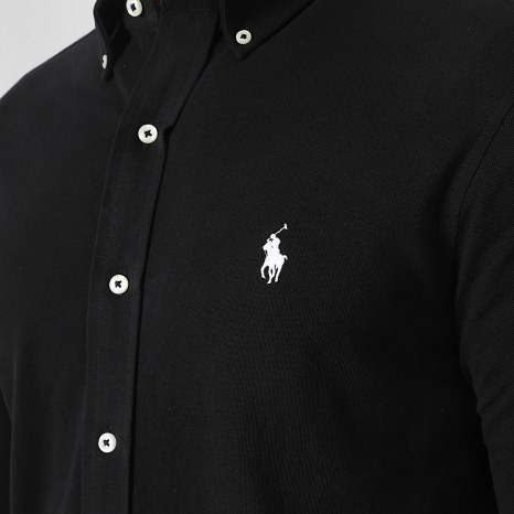 Polo Ralph Lauren - Chemise Manches Longues Original Player Noir