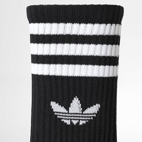 Adidas Originals - Pack de 10 Pares de Calcetines 3 Stripes Crew KG5754 Negro