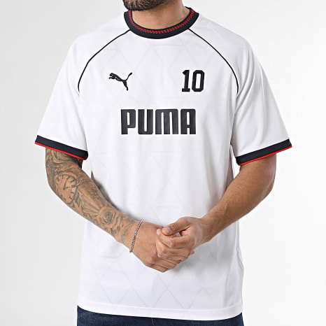 Puma - Camiseta deportiva Football Jersey 692177 Blanco