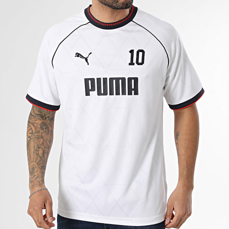Puma - Camiseta deportiva Football Jersey 692177 Blanco
