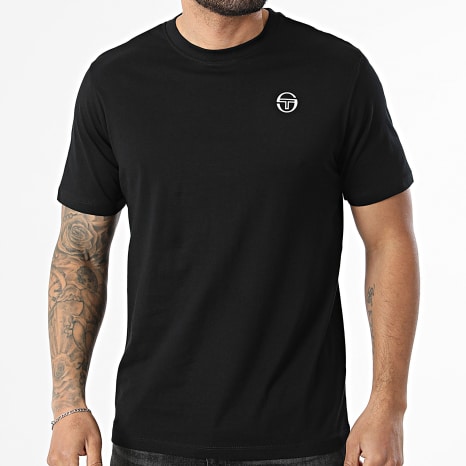 Sergio Tacchini - Tee Shirt Warhol 41199 Noir Blanc