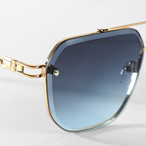 Frilivin - Lunettes De Soleil 152 Bleu Marine Doré Dégradé