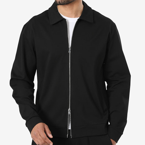 LBO - Veste Double Zip 2438 Noir