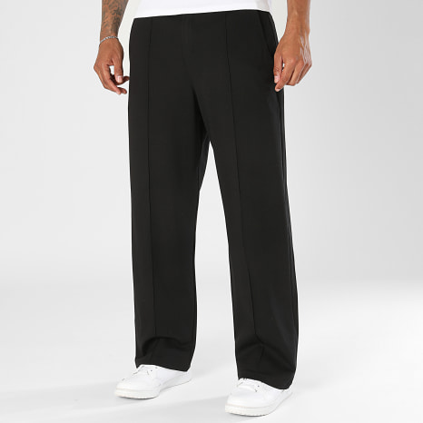 LBO - Pantalon Habillé Large Surpiqures 2593 Noir