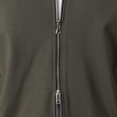LBO - Ensemble Veste Double Zip Et Pantalon Habillé Large A Plis 2604 Vert Kaki