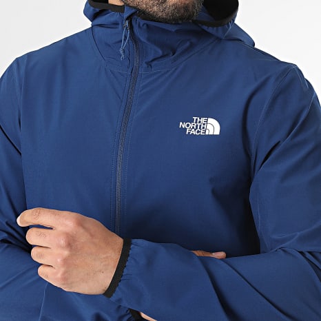 The North Face - Cortavientos con capucha A8CS7 Azul Marino