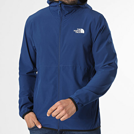 The North Face - Cortavientos con capucha A8CS7 Azul Marino