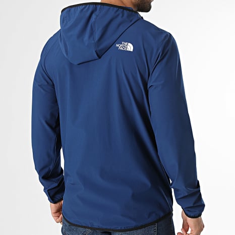 The North Face - Cortavientos con capucha A8CS7 Azul Marino