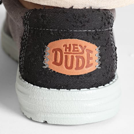 Hey Dude - Mocassins Wally Workwear Granite Grey Black