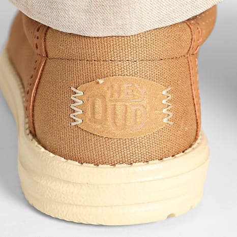 Hey Dude - Mocassins Wally Perf Classic Bone Brown Boulder Tan