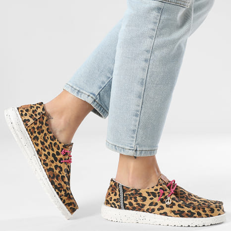 Hey Dude - Mocassins Femme Wendy Getaway Lace Leopard