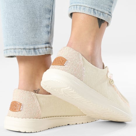 Hey Dude - Mocassins Femme Wendy Breaksurf Jersey Bone White Multi