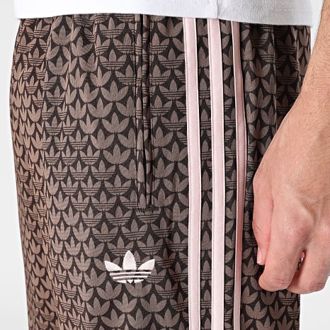 Adidas Originals - Pantalon Jogging A Bandes Firebird KE1678 Marron Rose Clair