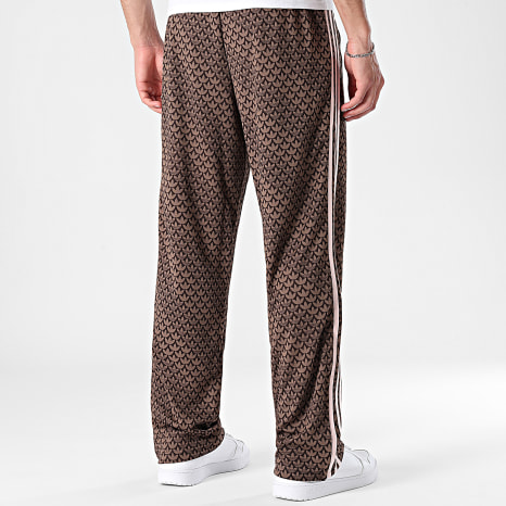 Adidas Originals - Pantalon Jogging A Bandes Firebird KE1678 Marron Rose Clair
