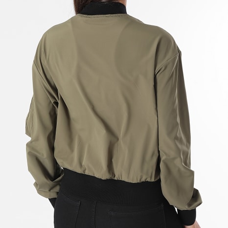Bombers Original - Veste Bomber Zippée Femme MA Light Vert Kaki