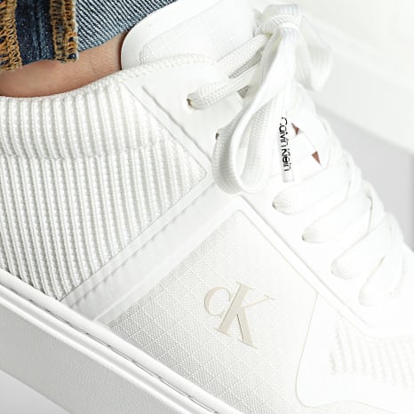 Calvin Klein - Zapatillas Classic Cups Laceup 2130 Triple Blanco Brillante