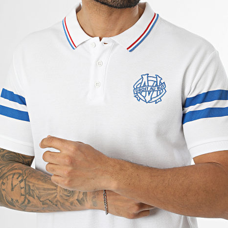 OM - Polo Mangas Cortas Fan M25103C Blanco