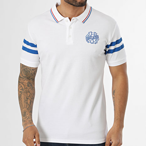 OM - Polo Mangas Cortas Fan M25103C Blanco