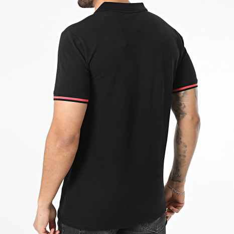 PSG - Polo Manga Corta Logo Paris Saint-Germain P25286C Negro