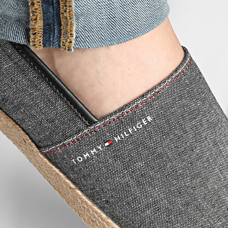 Tommy Hilfiger - Alpargatas Chambray 5793 Negro