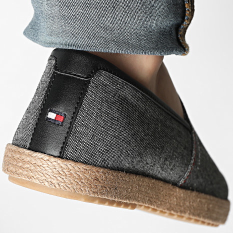 Tommy Hilfiger - Alpargatas Chambray 5793 Negro