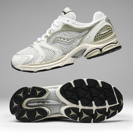 Saucony - Baskets Progrid Triumph 4 White Onyx Elm