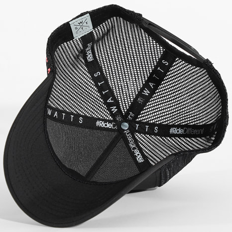 Watts - Gorra Trucker Tribe Negro Rosa