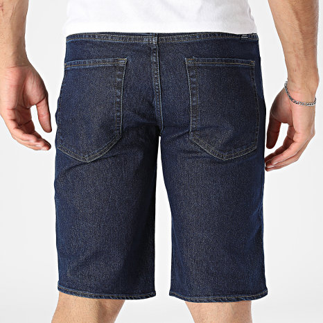 Blend - Short Jean Slim Twister 20720246 Bleu Brut