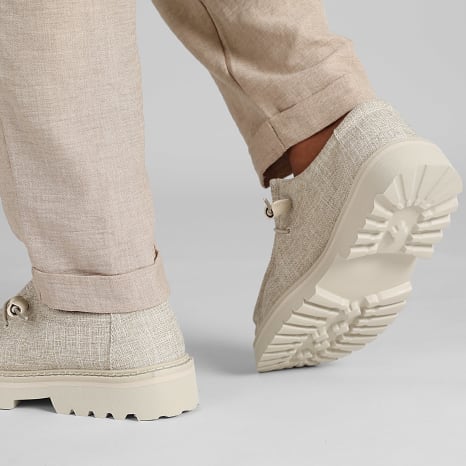 LBO - Mocassins Effet Lin 0047 Beige