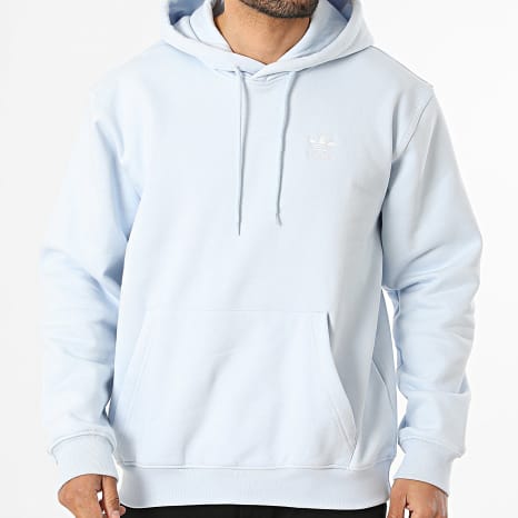 Adidas Originals - Sudadera Con Capucha Essential Loose KE1193 Azul Claro