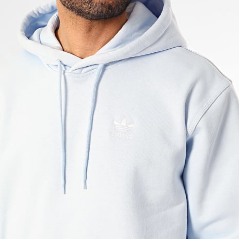 Adidas Originals - Sudadera Con Capucha Essential Loose KE1193 Azul Claro