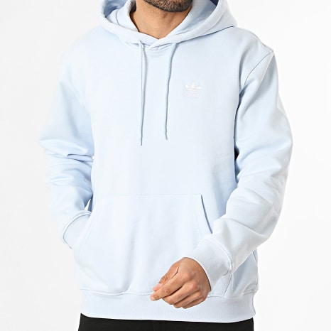 Adidas Originals - Sudadera Con Capucha Essential Loose KE1193 Azul Claro