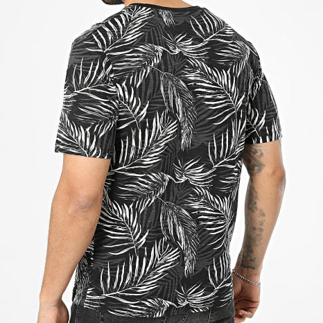 Jack And Jones - Camiseta Jeff Negro Gris Claro Gris Antracita