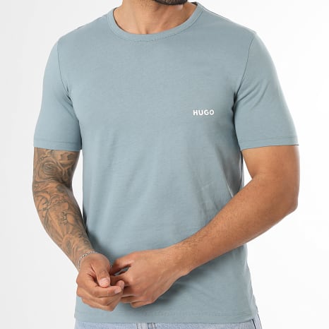 HUGO - Lot De 3 Tee Shirts 50532811 Blanc Gris Bleu