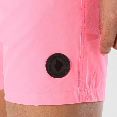 Comme Des Loups - Pantalón Corto de baño Basik Rosa Flúor