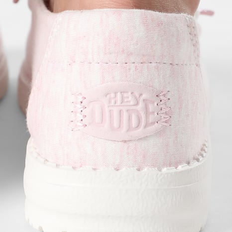Hey Dude - Mocassins Femme Wendy Stretch Jersey Light Pink