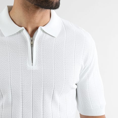 LBO - Polo Maille Manches Courtes 0788 Blanc