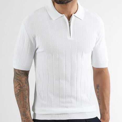 LBO - Polo Maille Manches Courtes 0788 Blanc