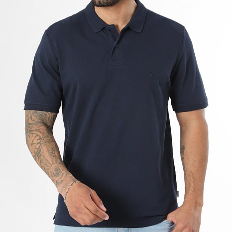Jack And Jones - Pack de 3 Polos de manga corta Básicos Blanco Azul Marino