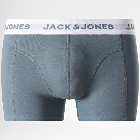 Jack And Jones - Pack de 7 Boxers Dean Solid Azul Claro Gris Verde Botella