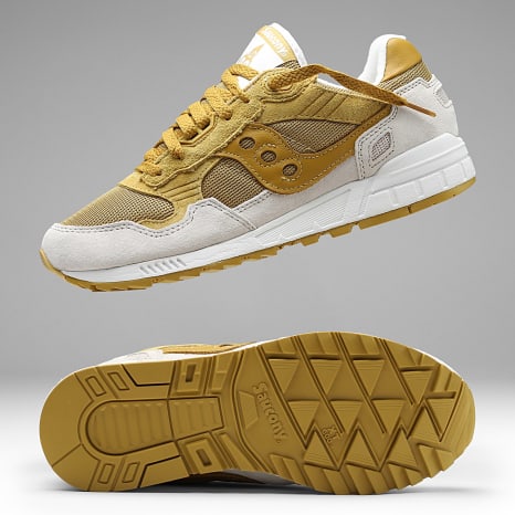 Saucony - Baskets Shadow 5000 Yellow Grey