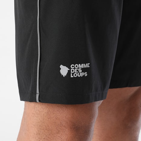 Comme Des Loups - Pantalón Corto de chándal Delta Negro