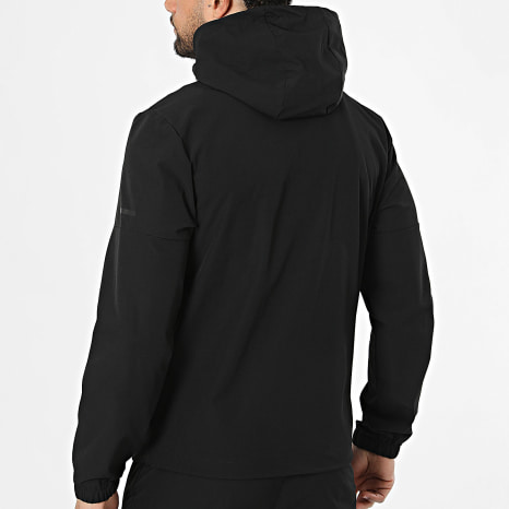 Classic Series - Conjunto Chaqueta Capucha con Cremallera y Pantalón Cargo 68A Negro